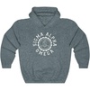 Greekgear Sigma Alpha Omega Unisex College Seal Hoodie(Dark Heather)