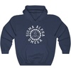 Greekgear Sigma Alpha Omega Unisex College Seal Hoodie(Navy)