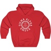 Greekgear Sigma Alpha Omega Unisex College Seal Hoodie(Red)