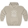 Greekgear Sigma Alpha Unisex College Seal Hoodie(Sand)