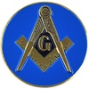 Masonic Round Car Badges