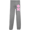 Phi Mu Lettered Sweatpants(Sports Grey)