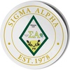 Sigma Alpha Circle Crest – Shield Decal
