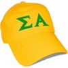 Sigma Alpha Greek Letter Hat(Gold)