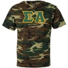 Sigma Alpha Lettered Camouflage T-Shirt(Green Camouflage)