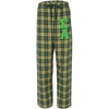Sigma Alpha Pajamas Flannel Plaid Pant(Green/Gold)