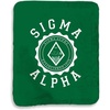 Sigma Alpha Seal Sherpa Lap Blanket Forest Green