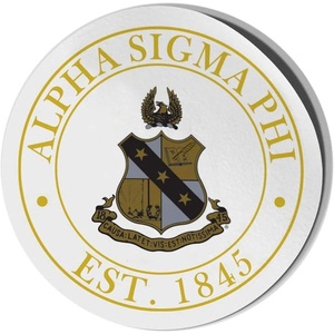 Alpha Sigma Phi Circle Crest – Shield Decal