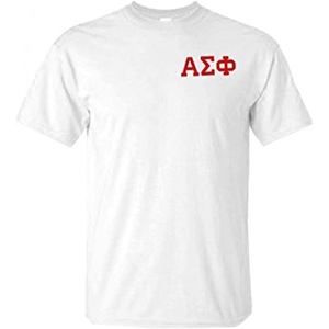 Alpha Sigma Phi Flag T-Shirt(White)