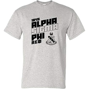 Alpha Sigma Phi Upstanding Tee(Sports Grey)