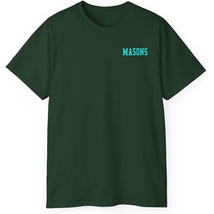 Greekgear Mason Flag T-Shirt(Forest Green)