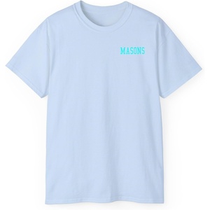 Greekgear Mason Flag T-Shirt(Light Blue)
