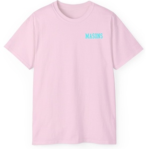 Greekgear Mason Flag T-Shirt(Light Pink)