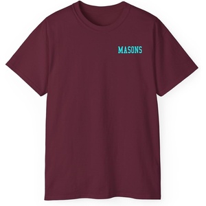 Greekgear Mason Flag T-Shirt(Maroon)