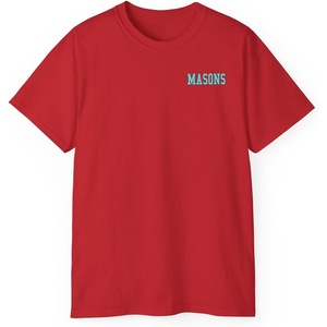 Greekgear Mason Flag T-Shirt(Red)