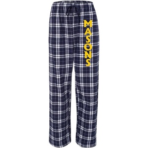 Greekgear Mason/Freemasons Pajamas Flannel Pant(Navy/Silver)