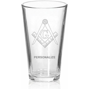 Greekgear Masonic Mixing Glass Transparent