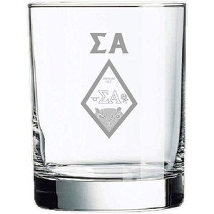 Greekgear Sigma Alpha Old Style Glass Transparent