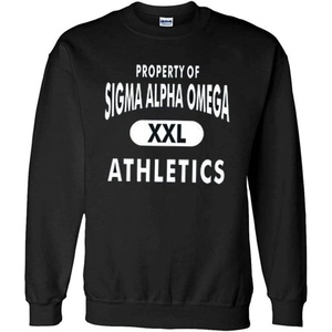 Greekgear Sigma Alpha Omega Athletics Crewneck Sweatshirt(Royal Blue)