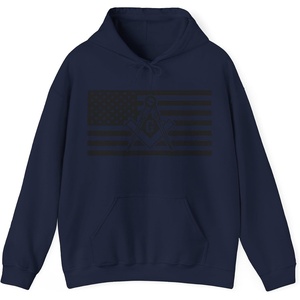 Greekgear USA Mason Hooded Sweatshirts(Navy)