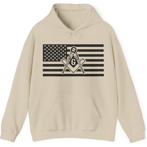 Greekgear USA Mason Hooded Sweatshirts(Sand)
