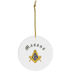 Mason Ceramic Ornaments Circle(Round)