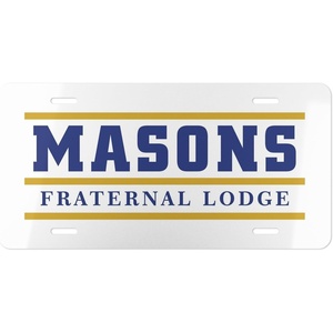 Mason Lettered Lines License Covers(12″ × 6″)