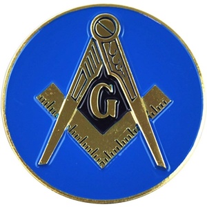 Masonic Round Car Badges