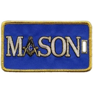 Masonic Shield Luggage Tag