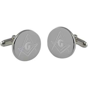 Masons Round Cufflinks