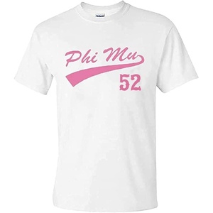 Phi Mu Tail T-Shirts(White)