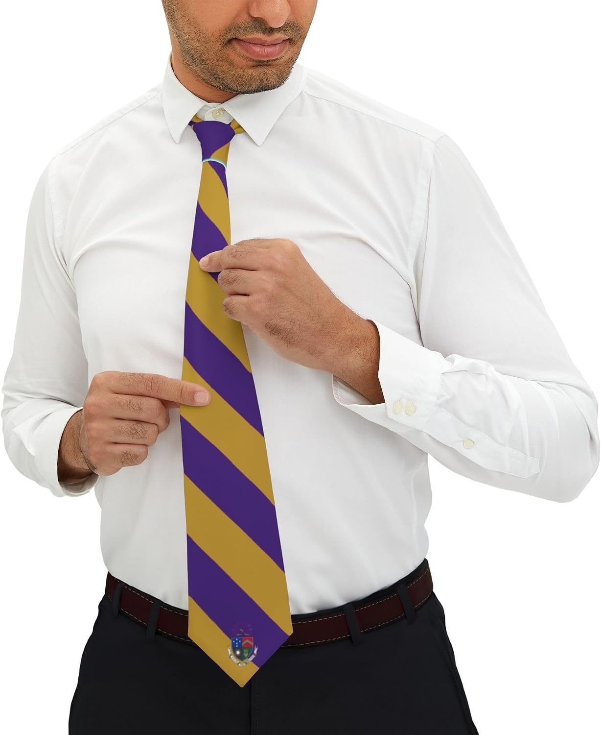 image:imageGreekgear Delta Tau Delta Striped Necktie