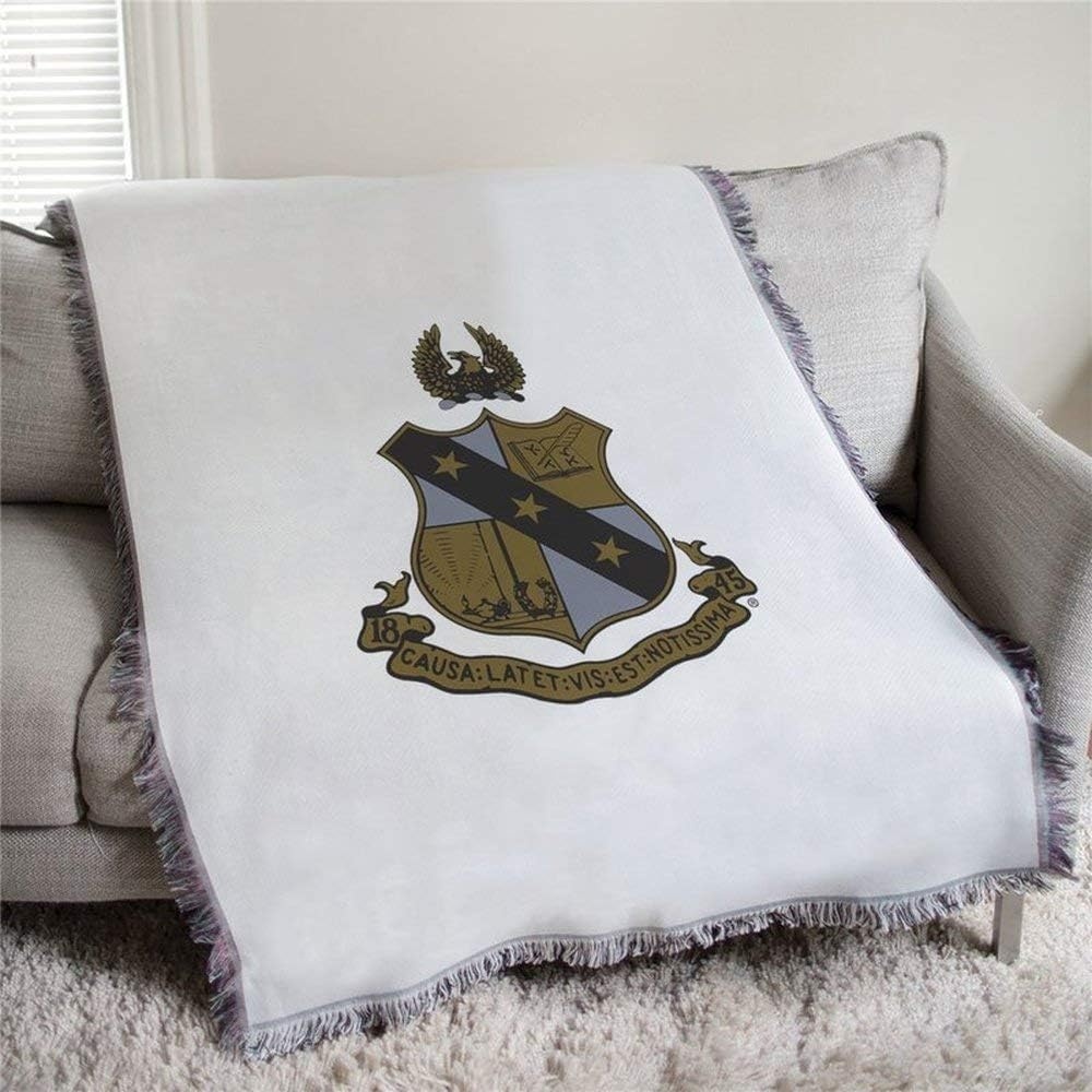 image:imageAlpha Sigma Phi Full Color Crest Afghan Blanket Throw
