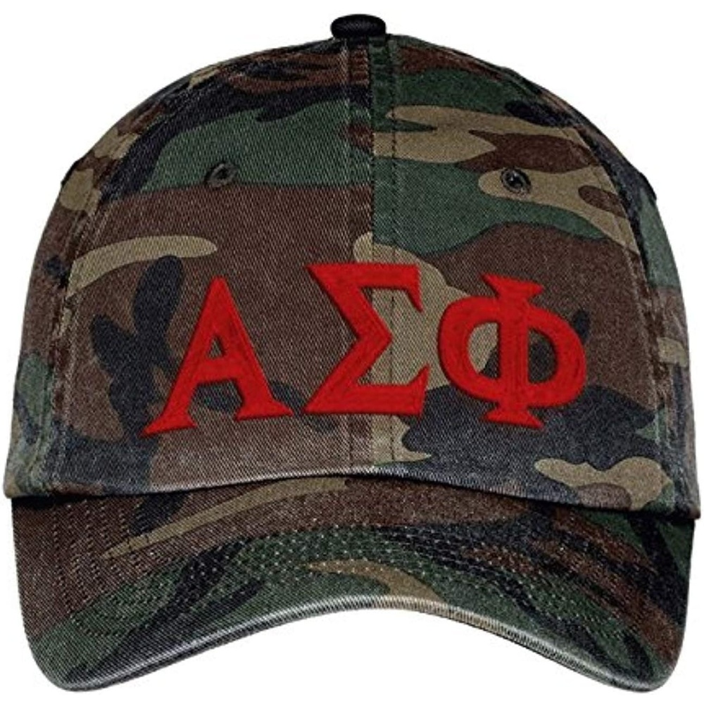 image:imageAlpha Sigma Phi Lettered Camouflage Hat Military Camo