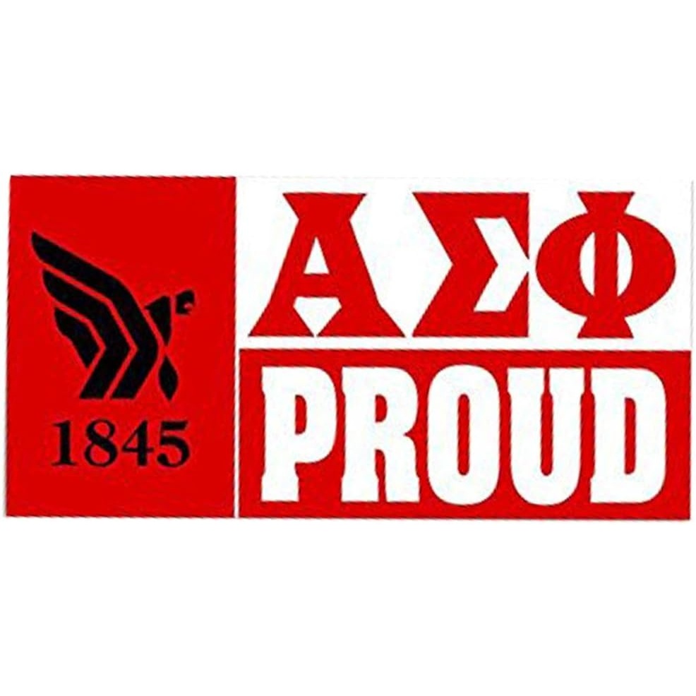 image:imageAlpha Sigma Phi Proud Bumper Sticker