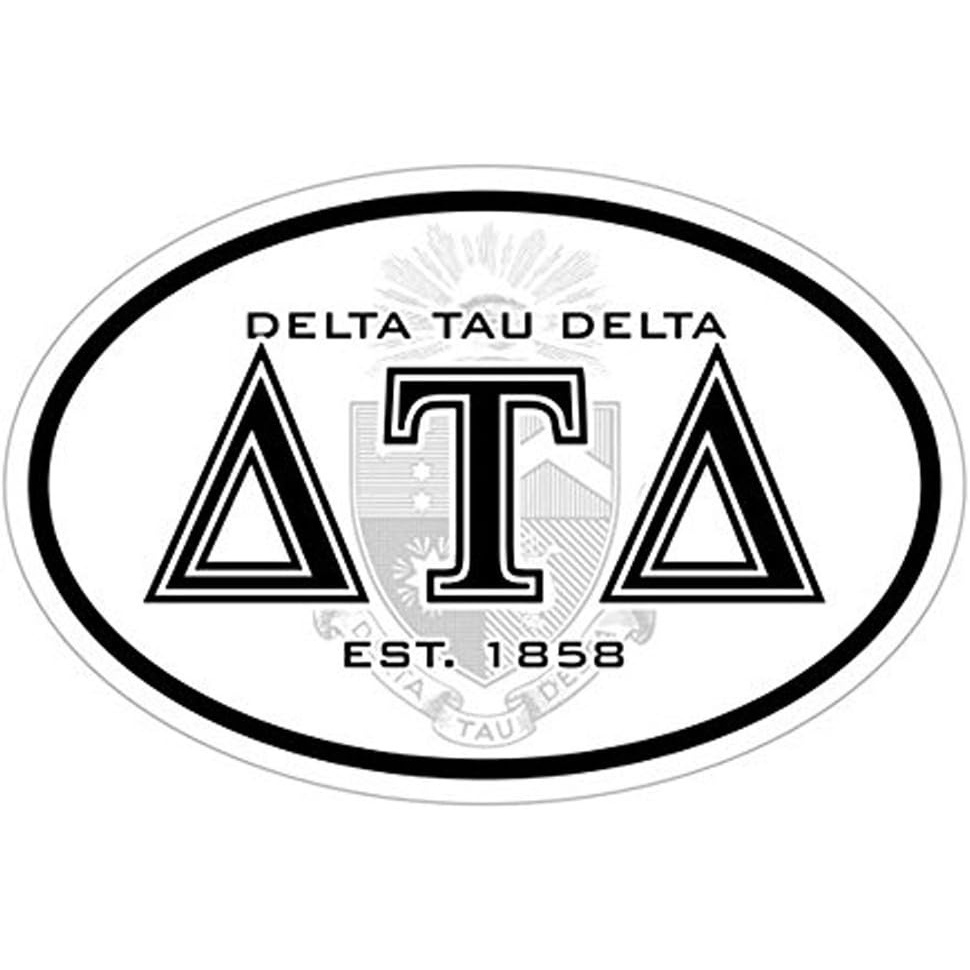 image:imageDelta Tau Delta DTD Oval Crest Bumper Sticker
