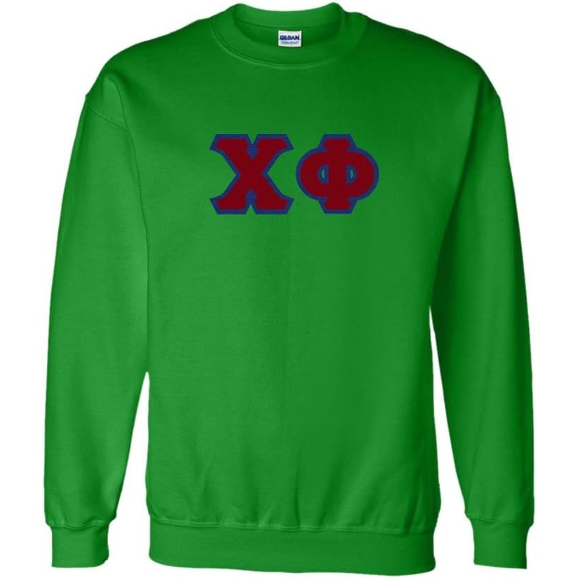 image:imageGreekgear Chi Phi Custom Twill Crewneck SweatshirtIrish Green