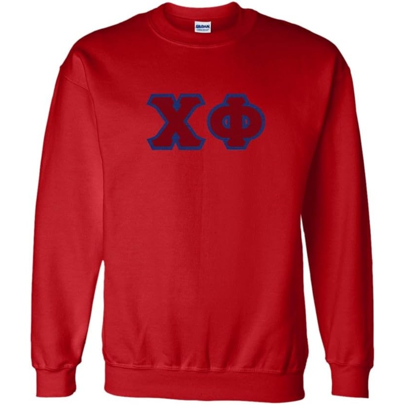 image:imageGreekgear Chi Phi Custom Twill Crewneck SweatshirtRed