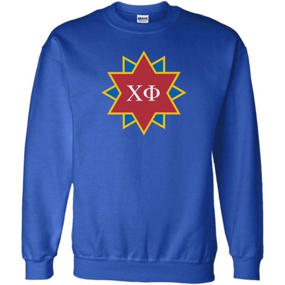 image:imageGreekgear Chi Phi Logo Crewneck SweatshirtRoyal Blue