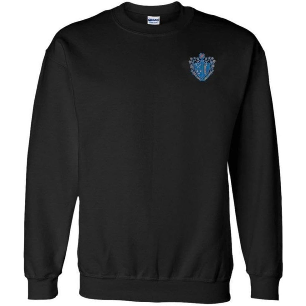 image:imageGreekgear Chi Phi World Famous Crest Shield PATCH Crewneck SweatshirtBlack
