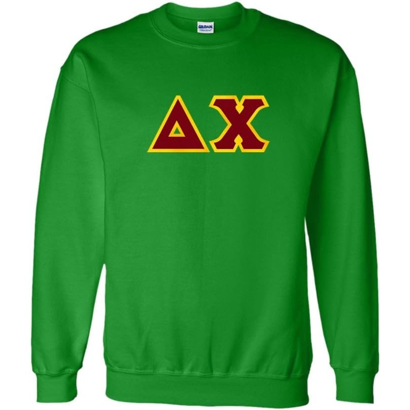 image:imageGreekgear Delta Chi Lettered CrewneckIrish Green