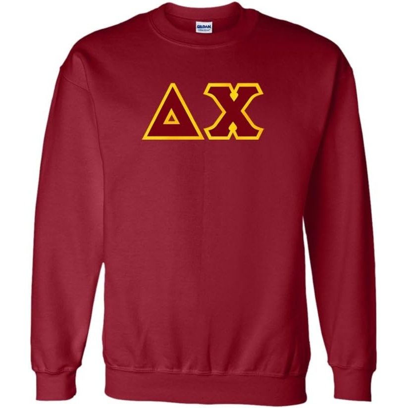 image:imageGreekgear Delta Chi Lettered CrewneckMaroon
