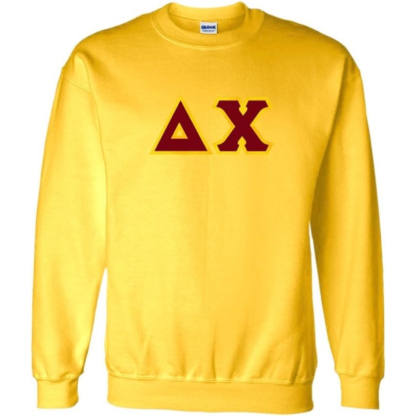 image:imageGreekgear Delta Chi Lettered CrewneckYellow