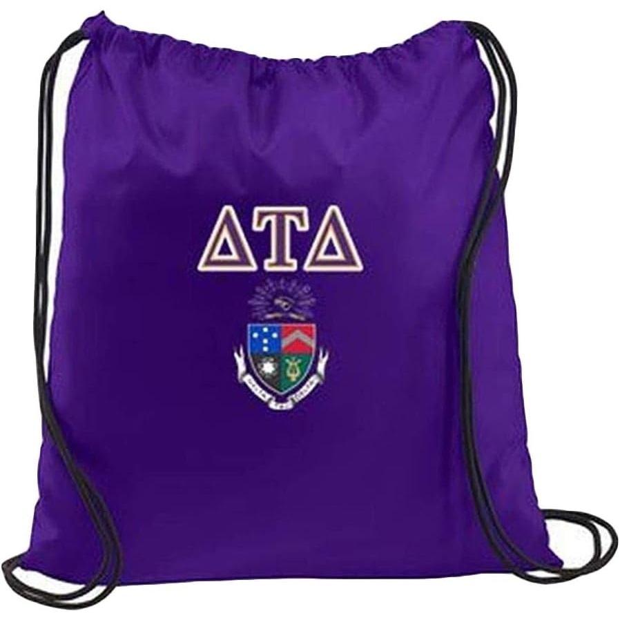 image:imageGreekgear Delta Tau Delta Crest Shield Cinch Sack