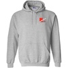 Alpha Sigma Phi Flag Patch Hooded Sweatshirt(Sports Grey)