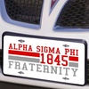 Alpha Sigma Phi Year License Plate