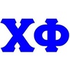 Chi Phi Big Greek Letter Window Sticker Decal 4 Inches Royal Blue(Royal Blue)