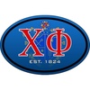 Chi Phi Color Oval Decal