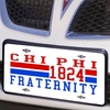 Chi Phi Year License Plate