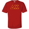 Delta Chi Lettered T-Shirt(Red)